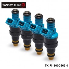 TANSKY-4PCS/LOT  New High Performance Low Impedance 1600cc 160LB EV1 Top Fuel Injectors OEM:0280150563 TK-FI1600C563-4